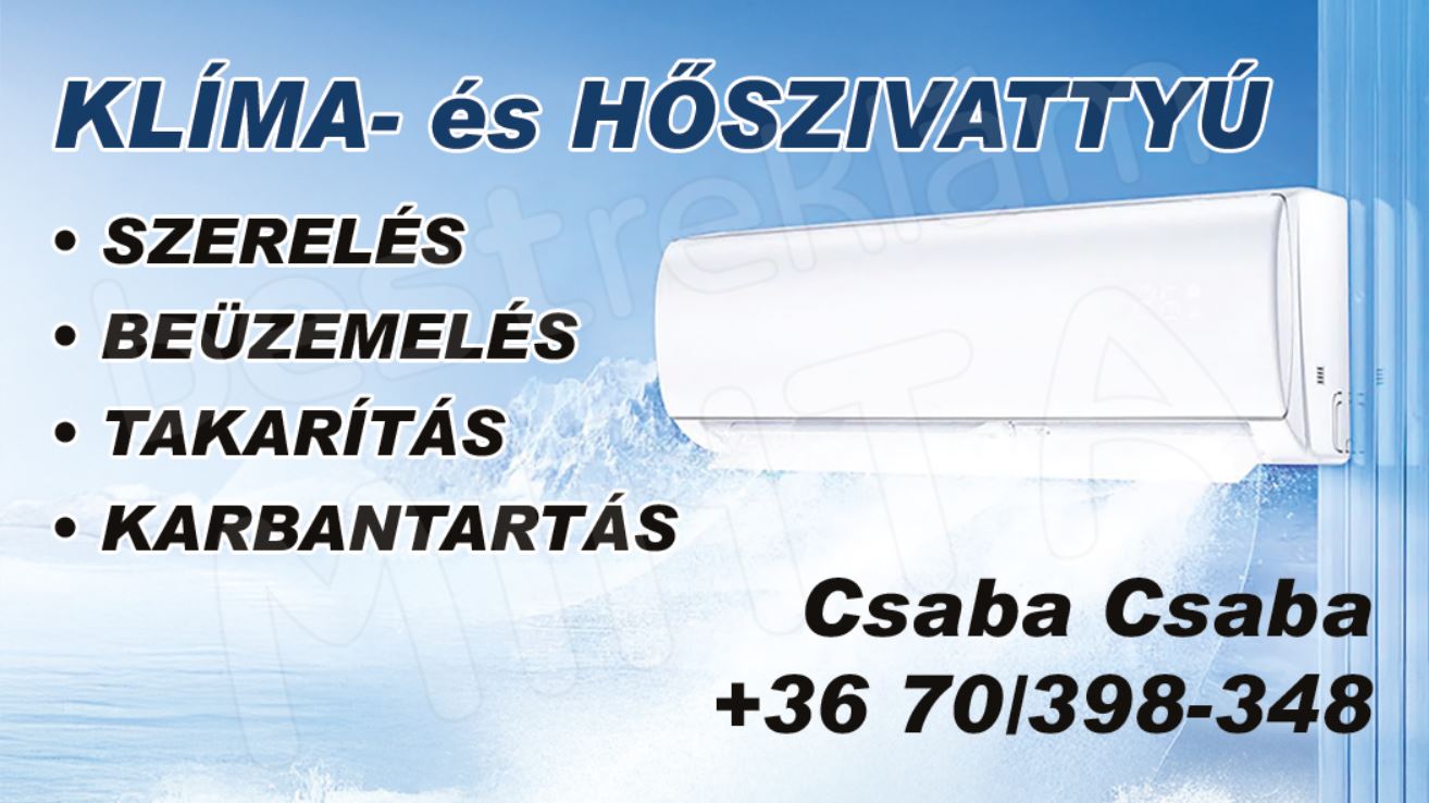 Klíma felszerelés, klíma telepítés, klíma beüzemelés, klíma szerelés, klíma javítás Szegeden Klíma felszerelés, klíma telepítés, klíma beüzemelés, klíma szerelés, klíma javítás Szegeden